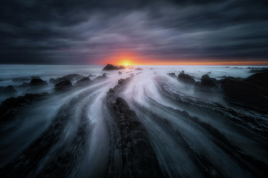 Sunset Photograph - The last Sigh by Mikel Martinez de Osaba