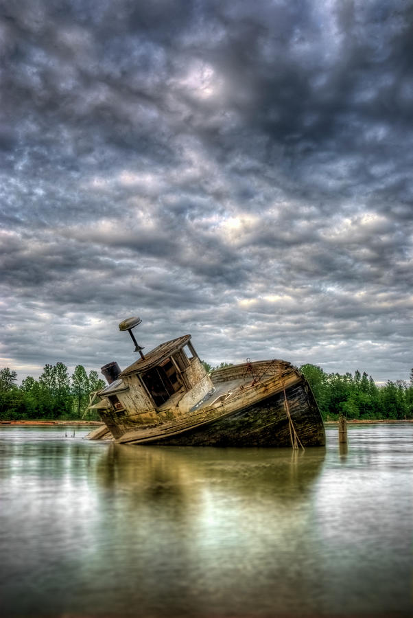 Boat Photograph - The Last Stand by Wayne Stadler