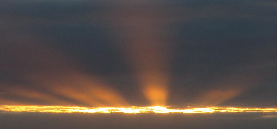 The Last Sun Rays Photograph by John Topman