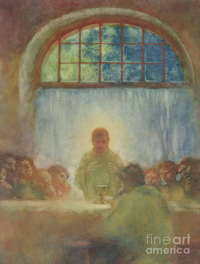 The Last Supper, 1897 Painting by Gaston de La Touche