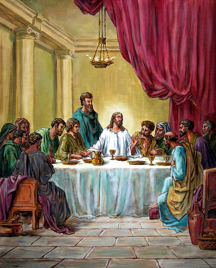The Last Supper Painting by John Lautermilch