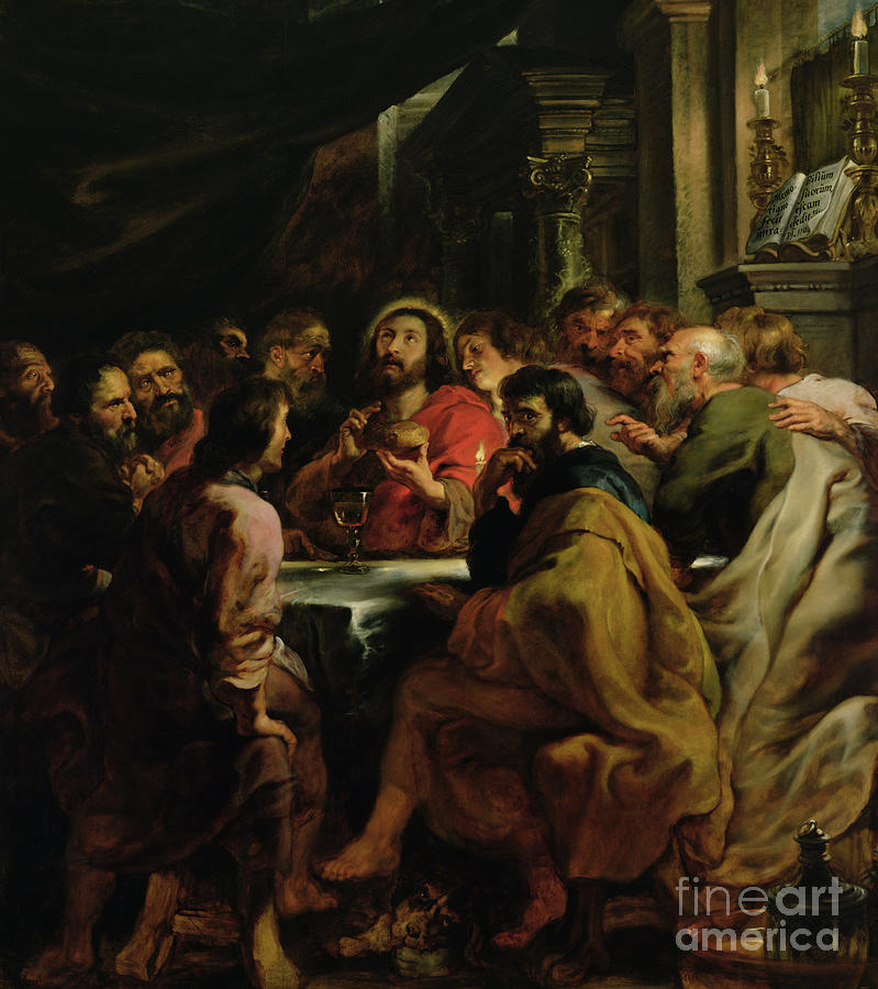 The Last Supper Painting by Rubens
