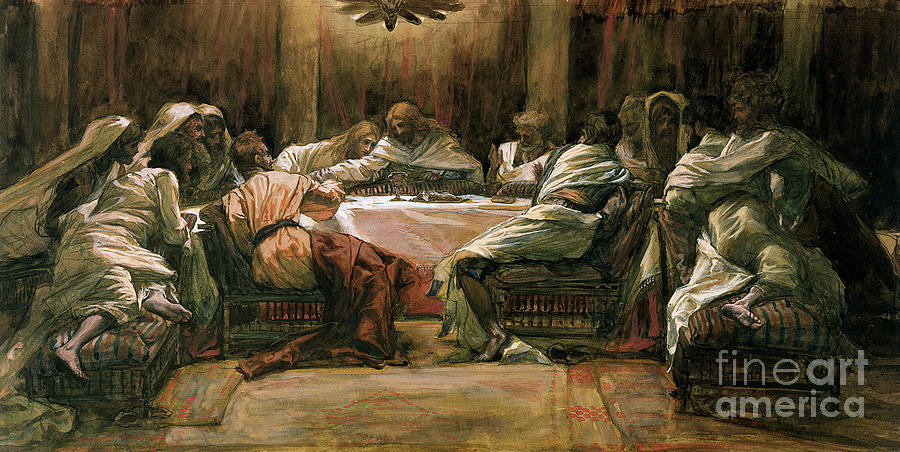 Jesus Christ Painting - The Last Supper by Tissot