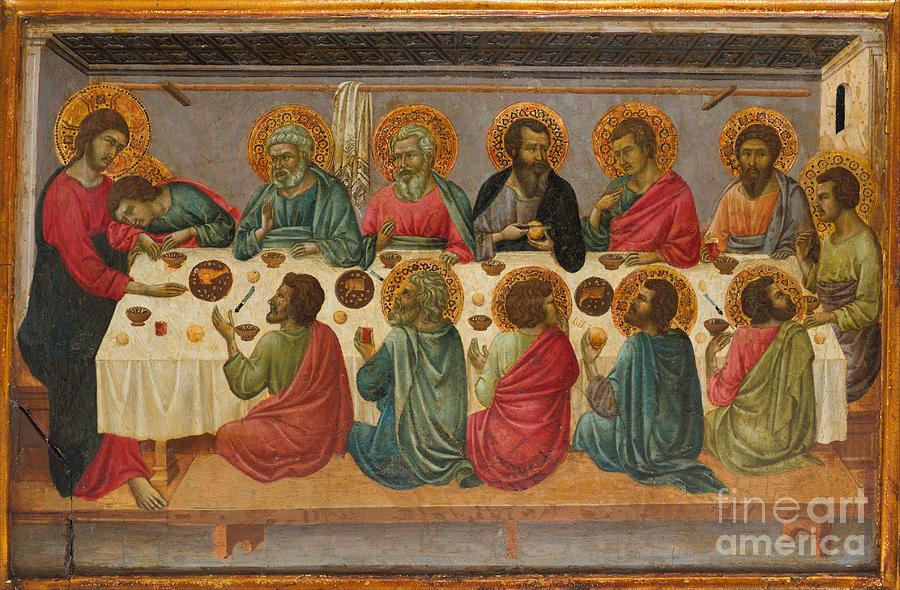 The Last Supper Painting - The Last Supper by Celestial Images