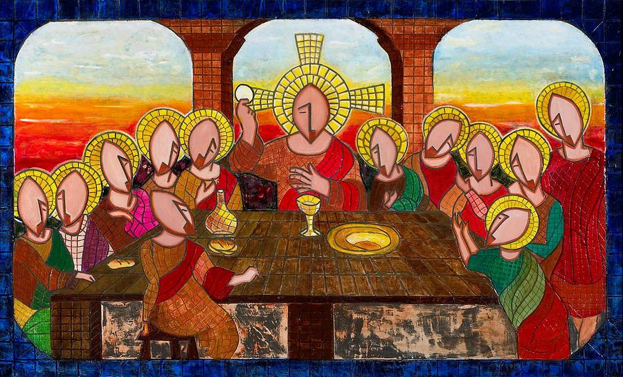 The Last Supper Painting by Victor Madero