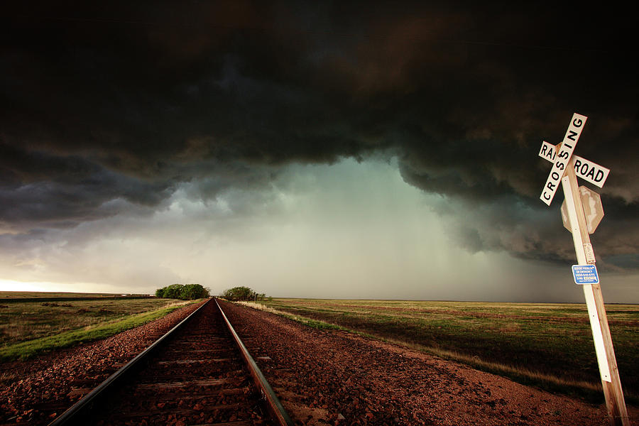 The last Train to Darksville Photograph by Brian Gustafson