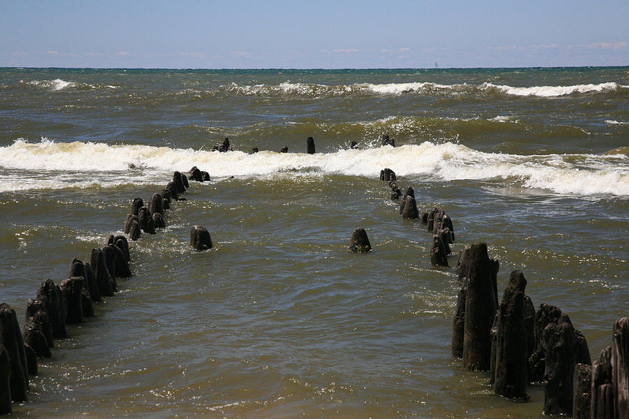 Lake Michigan Photograph - The Last Wooden Pier by Robert Pearson