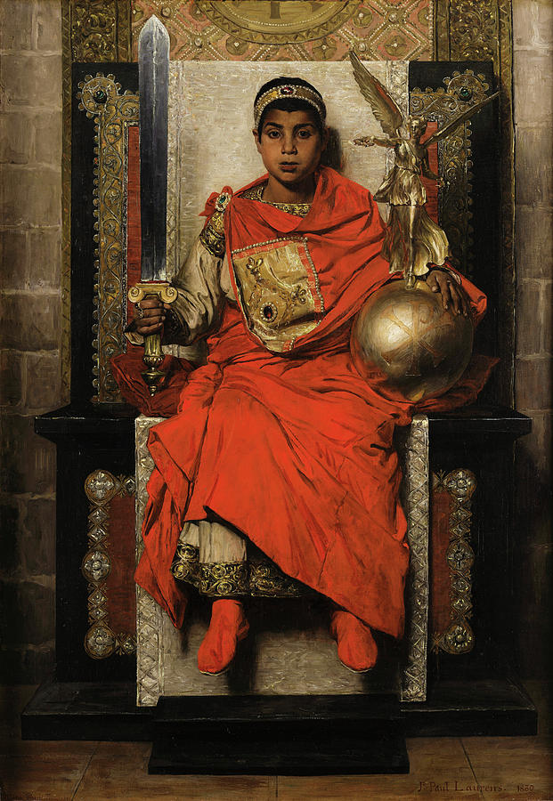 Honorius Painting - The Late Empire Honorius by Jean-Paul Laurens