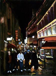 Paris Painting - The Latin Quarter Paris by Darr Sandberg Paris Painting - The Latin Quarter Paris by Darr Sandberg