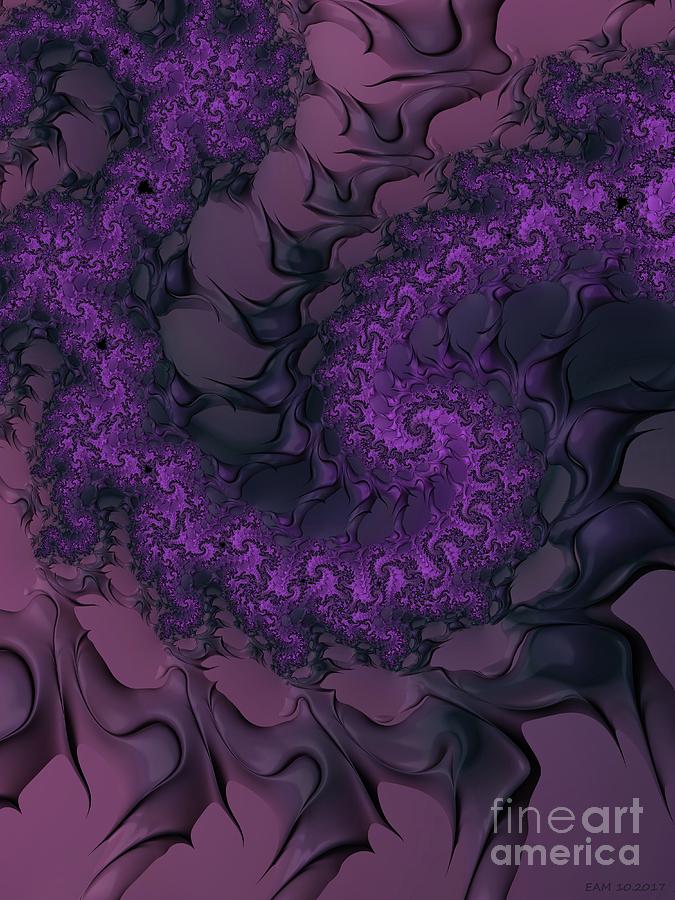 The Lavender Forest 4 Digital Art by Elizabeth McTaggart