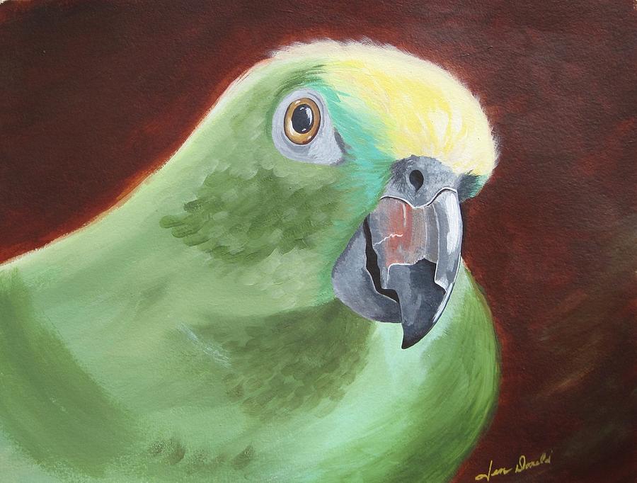 Bird Painting - Chilli by Jennifer Donald Bird Painting - Chilli by Jennifer Donald