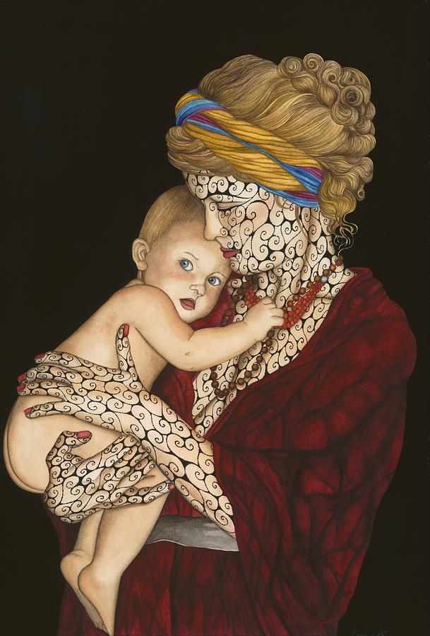 Figure Painting - The Legacy by Tina Blondell Figure Painting - The Legacy by Tina Blondell