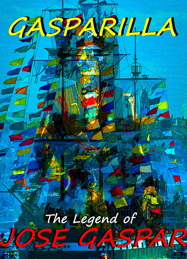 The Legend of Gasparilla poster work A Painting by David Lee Thompson