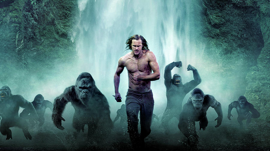 Fountain Digital Art - The Legend of Tarzan by Super Lovely