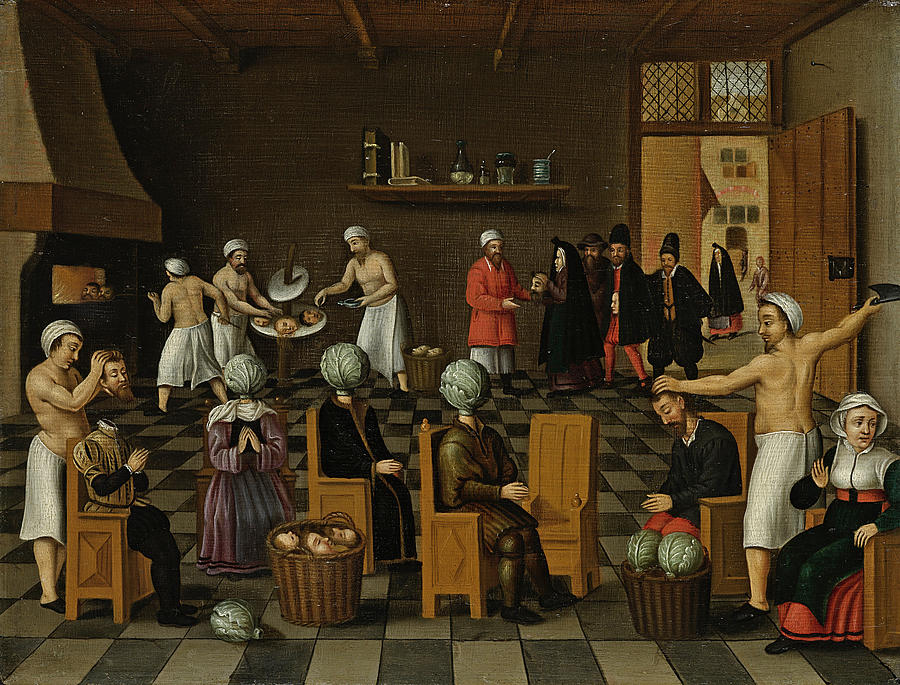 The Legend of the Baker of Eekloo Painting by Cornelis van Dalem