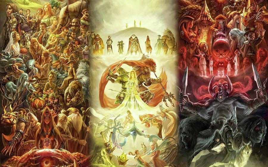 The Legend Of Zelda Digital Art - The Legend Of Zelda by Maye Loeser