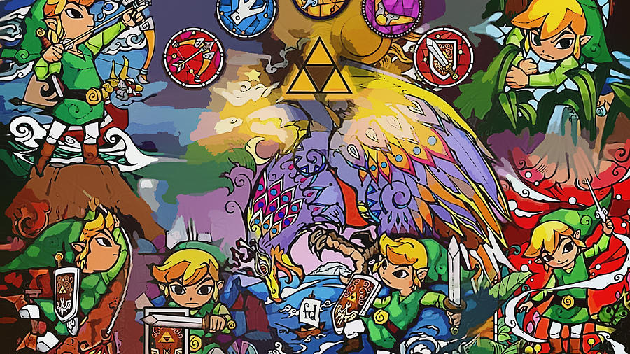 Fã resume The Legend of Zelda: Wind Waker em arte