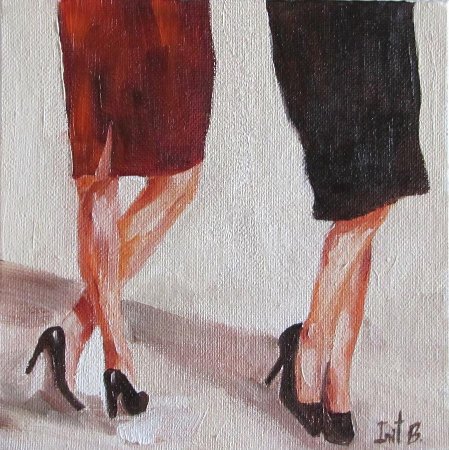 The Legs no 1 Painting by Irit Bourla - Fine Art America