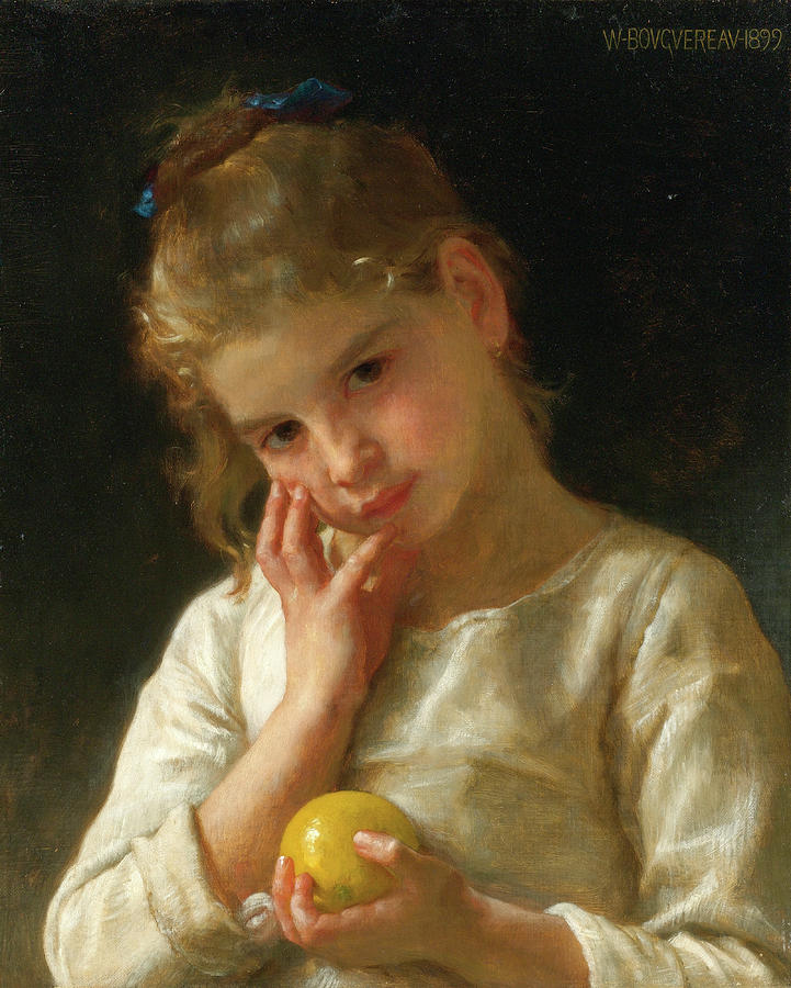 The Lemon Painting by William-Adolphe Bouguereau