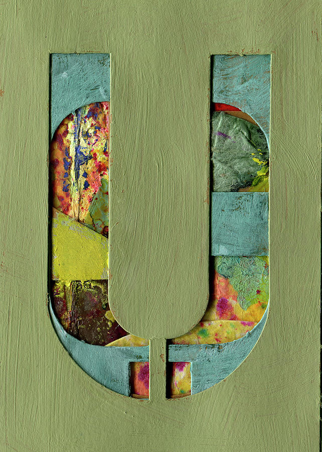 The Letter U Mixed Media by Robert Cattan - Fine Art America