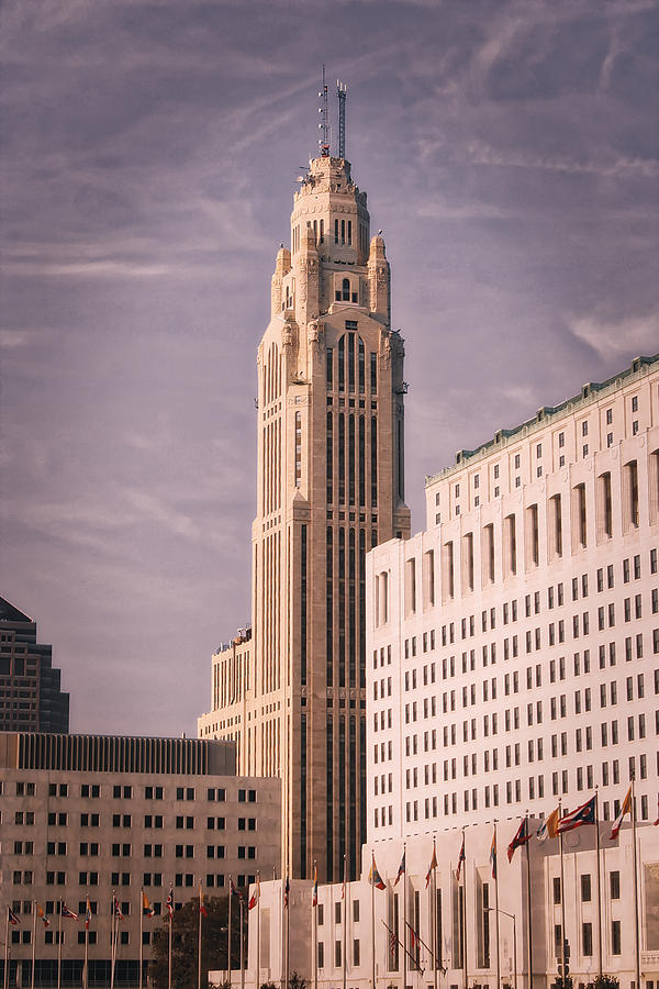 The Leveque Tower of Columbus Ohio Photograph by Mountain Dreams