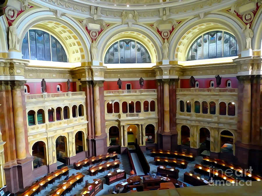 The Library Of Congress Main Reading Room