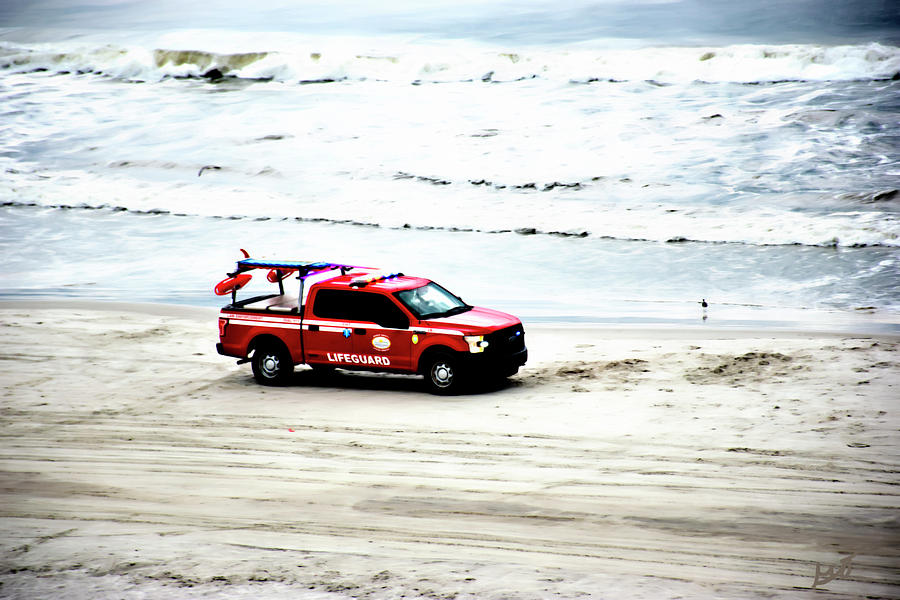 The Lifeguard Truck Photograph by Gina OBrien