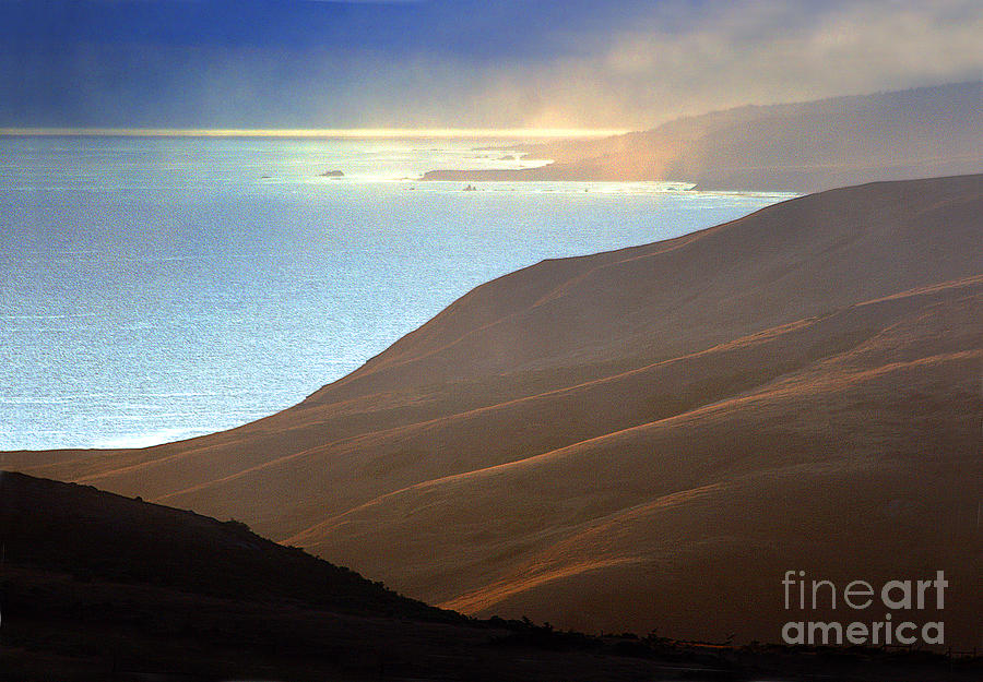 The Light Attmepts to Peak Through the Coastal Northern Californ Photograph by Wernher Krutein