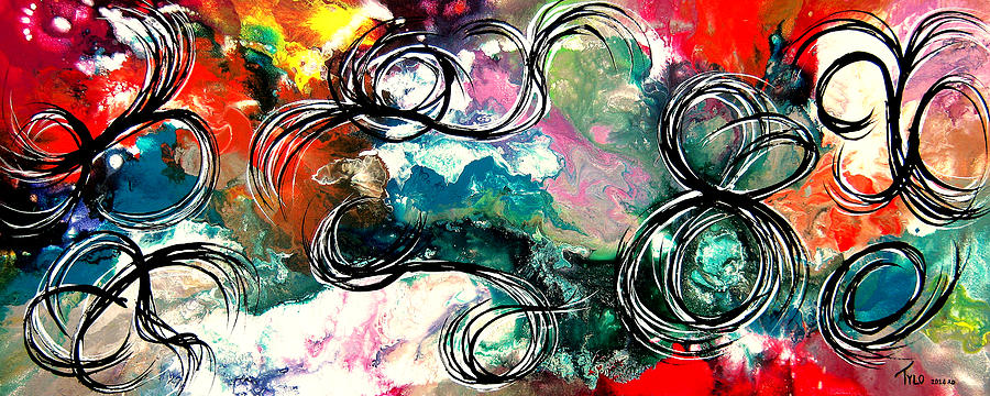 Contemporary Abstract Painting - The Light In Your Eyes Lets Me Know by Tylo Jacobs Contemporary Abstract Painting - The Light In Your Eyes Lets Me Know by Tylo Jacobs