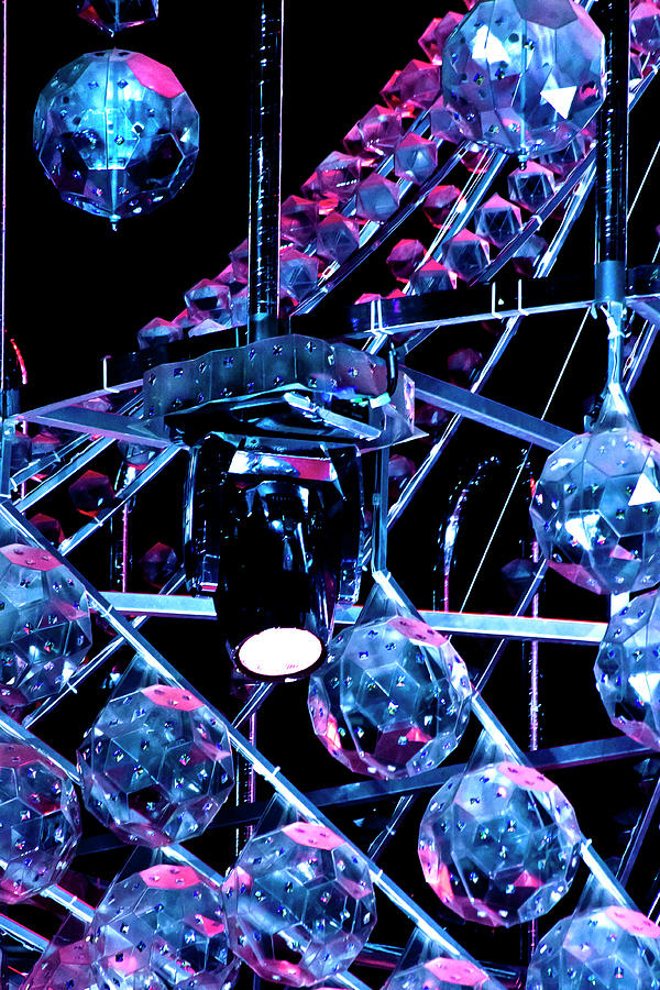 Chandelier Photograph - The Light Of Crystal Ball by Miroslava Jurcik