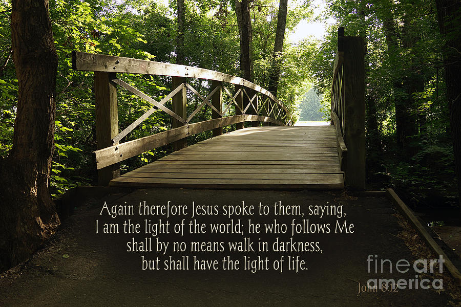 Jesus Christ Photograph - The Light of Life by Robin Clifton