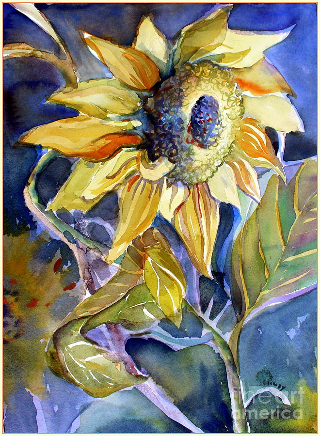 The Light of Sunflowers Painting by Mindy Newman