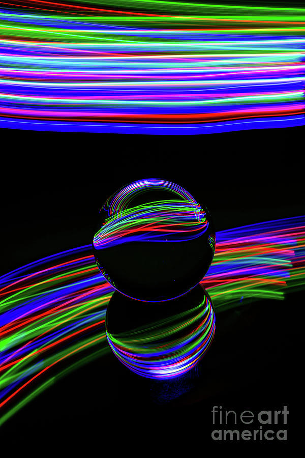 The Light Painter 22 Photograph by Steve Purnell