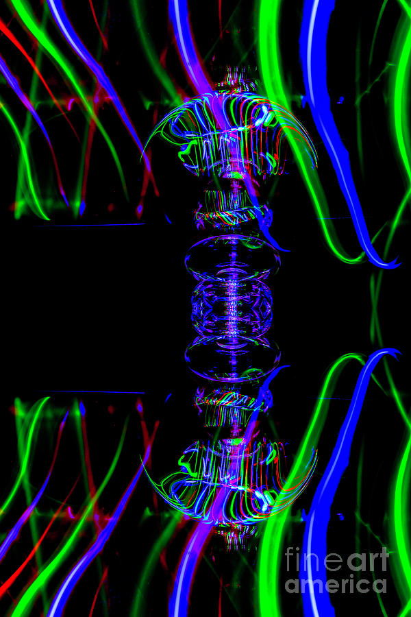 Pattern Photograph - The Light Painter 57 by Steve Purnell