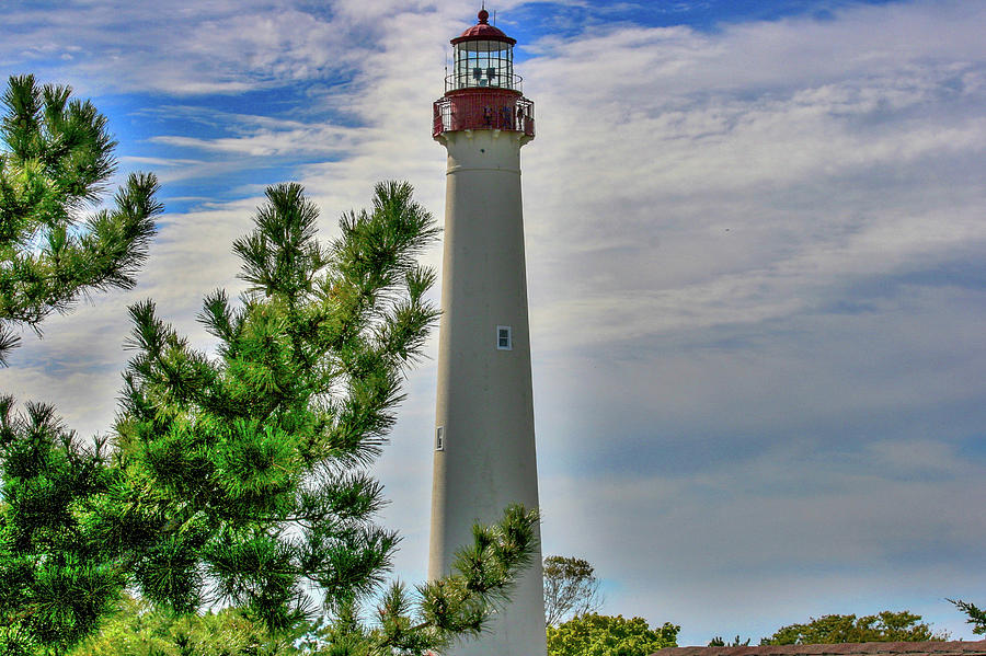 The Lighthouse at Cape May NJ Photograph by John A Megaw