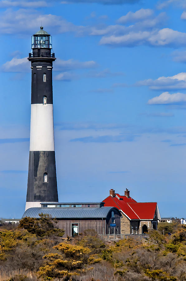 The Lighthouse At Fire Island Photograph by Cathy Kovarik