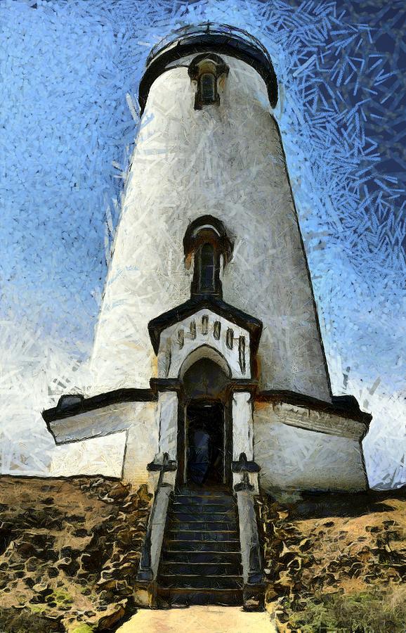 The Lighthouse at Piedras Blancas  Photograph by Floyd Snyder