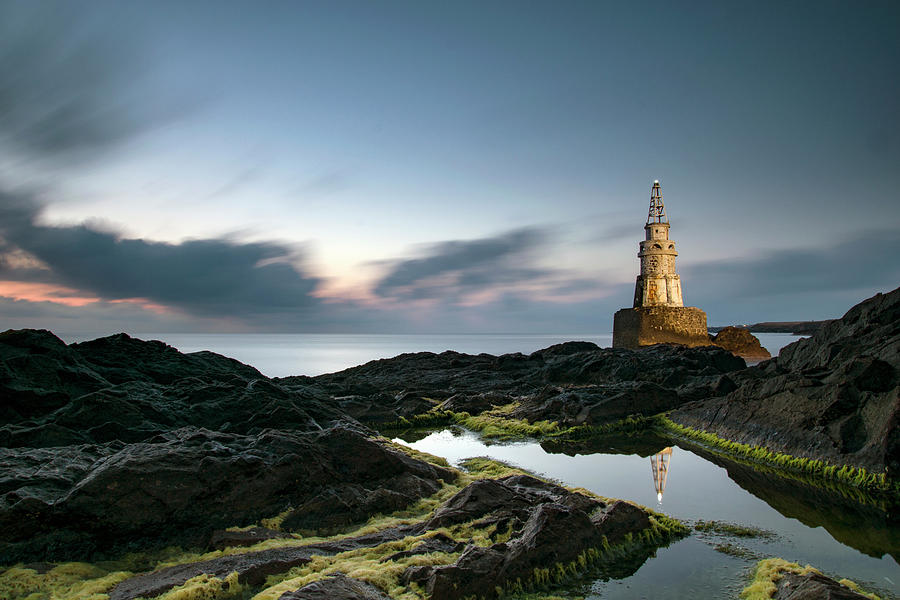 The lighthouse in Ahtopol Photograph by Plamen Petkov