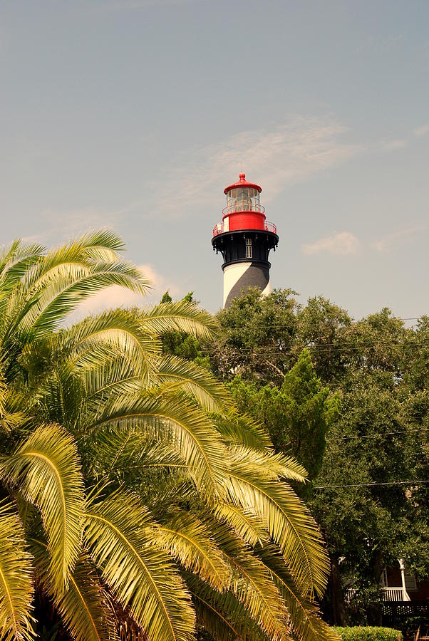 The Lighthouse in Saint Augusrtine FL Photograph by Susanne Van Hulst