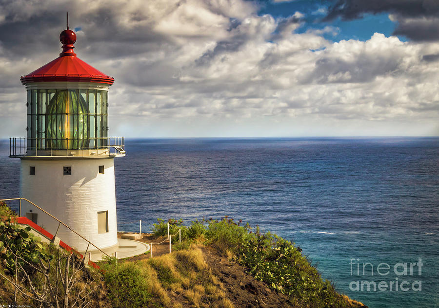 The Lighthouse Makapuu Point Photograph by Mitch Shindelbower