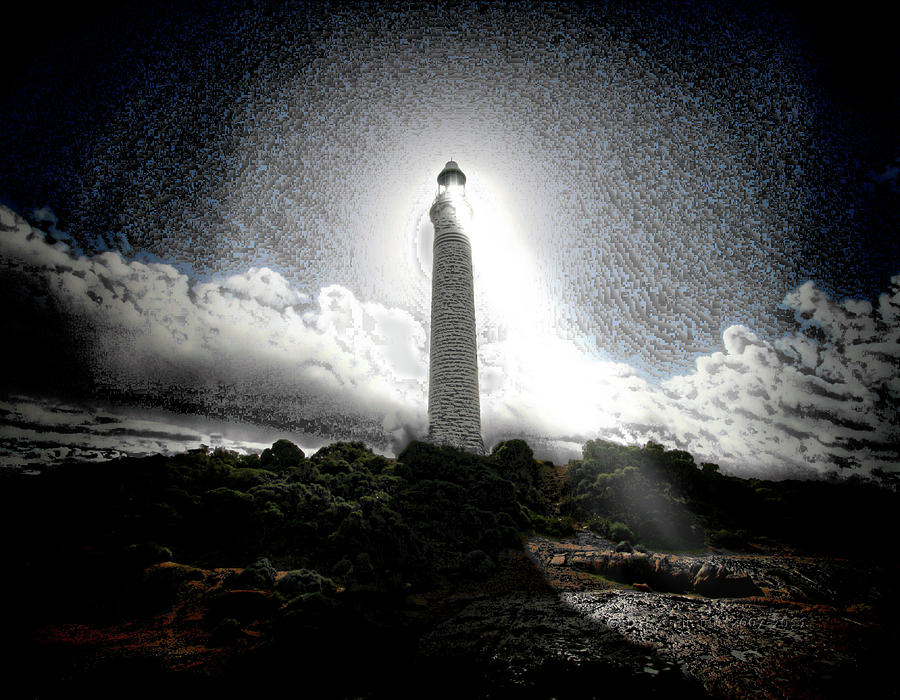 The Lighthouse Digital Art by Mimulux Patricia No