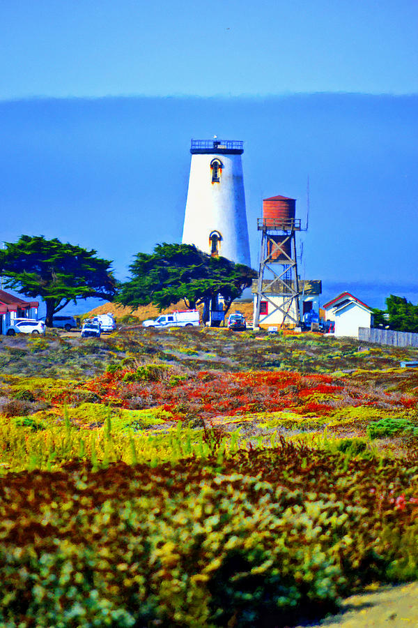 The Lighthouse Of San Simeon Mixed Media by Glenn McCarthy Art and Photography