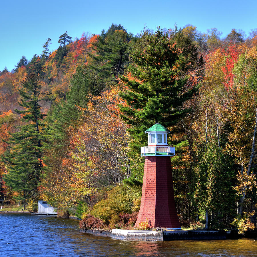 The Lighthouse on 4th Lake Photograph by David Patterson