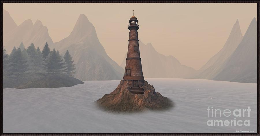 The lighthouse Digital Art by Susanne Baumann