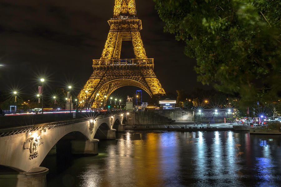 The Lights of Paris Photograph by Everet Regal