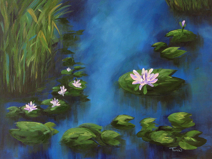 The Lily Pond III Painting by Torrie Smiley