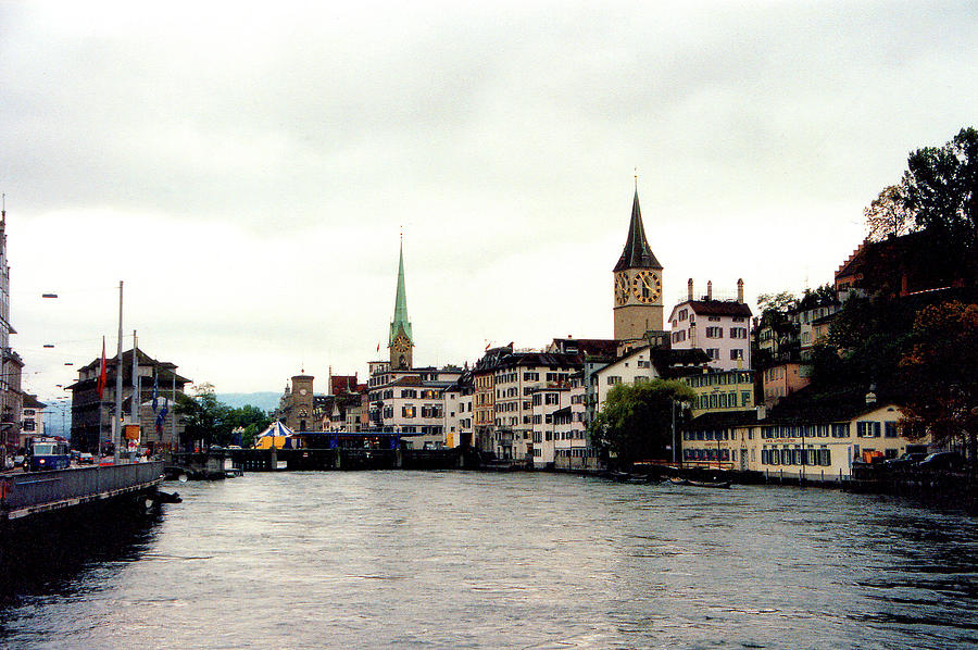The Limmat River  In Zurich  Switzerland Photograph by 
