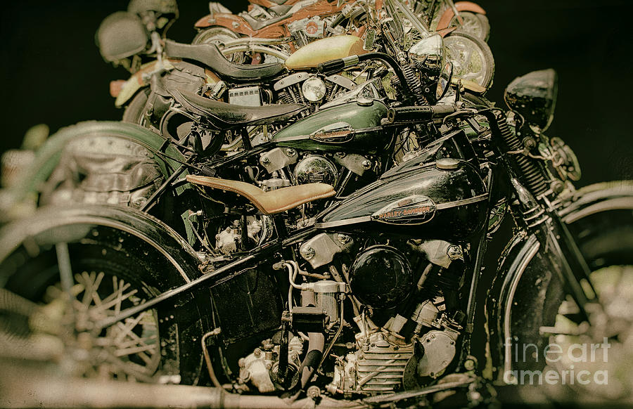 Vintage Mortorcycles Photograph by Pam  Holdsworth