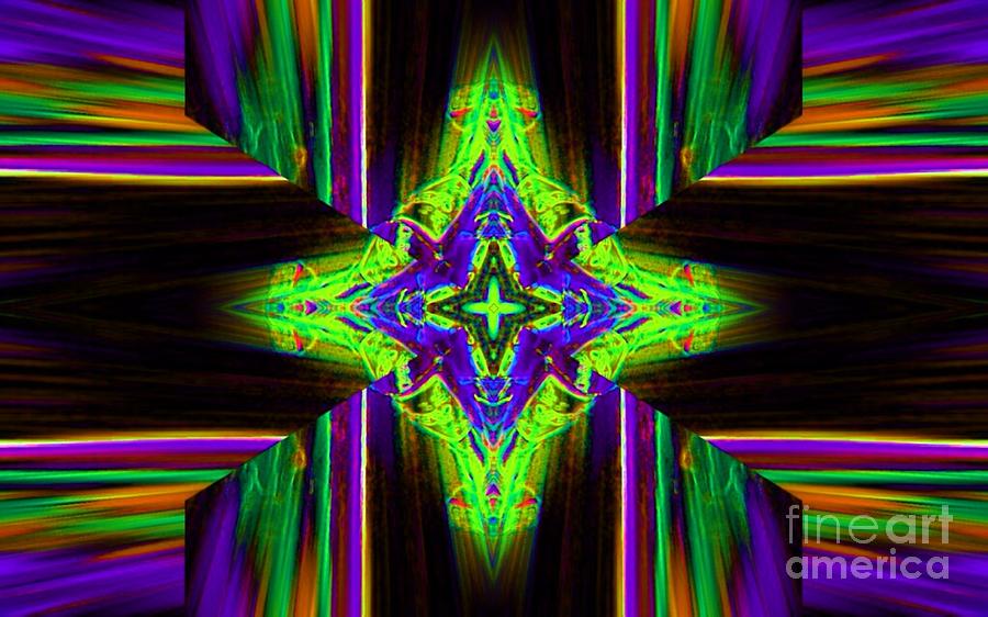 Abstract Digital Art - The Green Lantern by Lorles Lifestyles Abstract Digital Art - The Green Lantern by Lorles Lifestyles