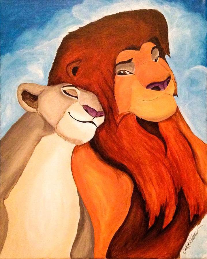 The Lion King Painting by Catherine Carbone